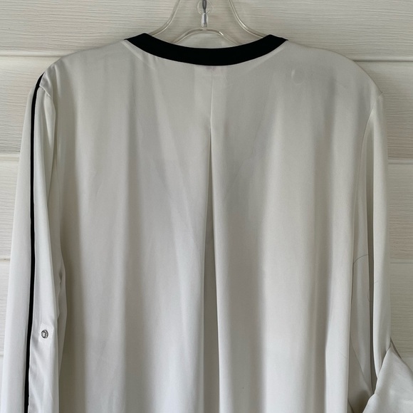 METAPHOR Black Trim Long Sleeves Button Down Shirt Sz XL - Picture 7 of 10